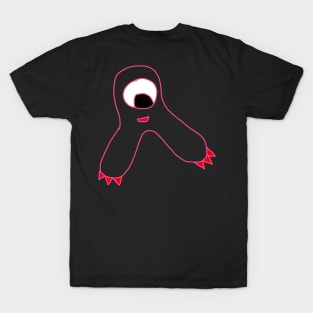 Cyclops Monster with Red Nails T-Shirt